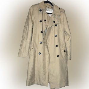 COACH Double Breasted Ladies Size M Trench Coat